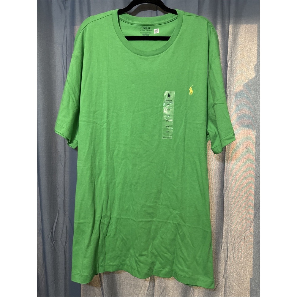 NWOT BIG & TALL Polo Ralph Lauren Men's Crew Neck Tee T-Shirt - Size 3XB - Green